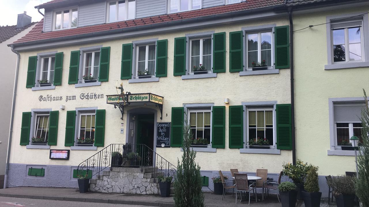 Hotel Gasthaus Schützen Hornberg Exterior foto